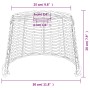 Pantalla para lámpara de techo mimbre marrón Ø30x20 cm de vidaXL, Pantallas para lámparas - Ref: Foro24-364375, Precio: 24,60...