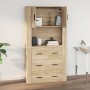 Armario de pared madera contrachapada roble sonoma 80x33x80 cm en Armarios y almacenamiento | Comprar online en Foru.es