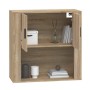 Armario de pared madera contrachapada roble sonoma 80x33x80 cm en Armarios y almacenamiento | Comprar online en Foru.es