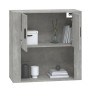 Armario de pared madera contrachapada gris hormigón 80x33x80 cm en Armarios y almacenamiento | Comprar online en Foru.es