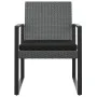 Sillas de comedor de jardín 2 uds PP aspecto ratán gris oscuro de vidaXL, Sillas de jardín - Ref: Foro24-360205, Precio: 93,0...