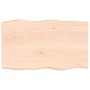 Tablero de mesa madera maciza borde natural 100x60x(2-6) cm de vidaXL, Tableros para mesas - Ref: Foro24-363889, Precio: 71,4...