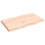 Tablero de mesa madera maciza borde natural 100x60x(2-6) cm de vidaXL, Tableros para mesas - Ref: Foro24-363889, Precio: 71,4...
