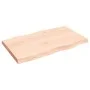 Tablero de mesa madera maciza borde natural 100x60x(2-6) cm de vidaXL, Tableros para mesas - Ref: Foro24-363889, Precio: 70,7...