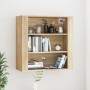 Armario de pared madera contrachapada roble sonoma 80x33x80 cm en Armarios y almacenamiento | Comprar online en Foru.es