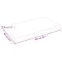 Tablero de mesa madera maciza borde natural 100x60x(2-6) cm de vidaXL, Tableros para mesas - Ref: Foro24-363889, Precio: 70,7...