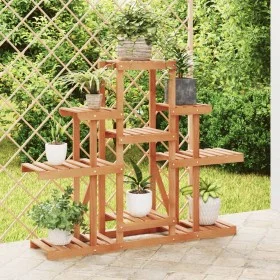 Soporte para flores madera maciza abeto 110x25x96 cm de vidaXL, Soportes para macetas - Ref: Foro24-362850, Precio: 52,48 €, ...