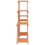 Soporte para flores madera maciza abeto 110x25x96 cm de vidaXL, Soportes para macetas - Ref: Foro24-362850, Precio: 49,32 €, ...