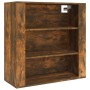 Armario de pared madera contrachapada roble ahumado 80x33x80 cm en Armarios y almacenamiento | Comprar online en Foru.es