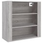 Armario de pared madera contrachapada gris Sonoma 80x33x80 cm en Armarios y almacenamiento | Comprar online en Foru.es