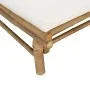 Sillas de jardín 2 uds bambú con cojines blanco crema de vidaXL, Sofás modulares de exterior - Ref: Foro24-363455, Precio: 22...