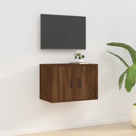 Mueble para TV de pared roble marrón 57x34,5x40 cm en Muebles TV | Comprar online en Foru.es