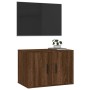 Mueble para TV de pared roble marrón 57x34,5x40 cm en Muebles TV | Comprar online en Foru.es