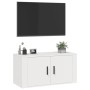 Mueble para TV de pared blanco 80x34,5x40 cm en Muebles TV | Comprar online en Foru.es