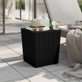 Mesa de jardín con tapa extraíble polipropileno negro de vidaXL, Mesas de jardín - Ref: Foro24-364152, Precio: 73,18 €, Descu...