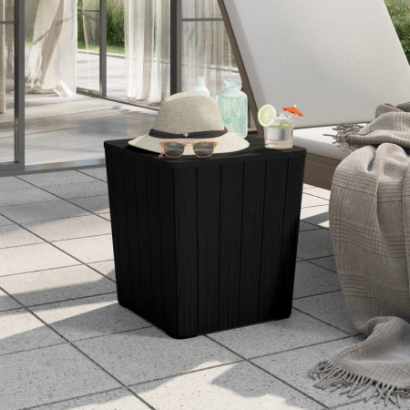Mesa de jardín con tapa extraíble polipropileno negro de vidaXL, Mesas de jardín - Ref: Foro24-364152, Precio: 73,18 €, Descu...