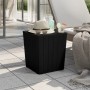 Mesa de jardín con tapa extraíble polipropileno negro de vidaXL, Mesas de jardín - Ref: Foro24-364152, Precio: 73,18 €, Descu...