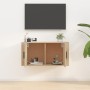 Mueble para TV de pared roble Sonoma 80x34,5x40 cm en Muebles TV | Comprar online en Foru.es