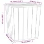 Mesa de jardín con tapa extraíble polipropileno negro de vidaXL, Mesas de jardín - Ref: Foro24-364152, Precio: 67,76 €, Descu...