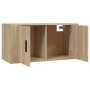 Mueble para TV de pared roble Sonoma 80x34,5x40 cm en Muebles TV | Comprar online en Foru.es