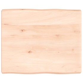 Tablero de mesa madera maciza borde natural 60x50x(2-6) cm de vidaXL, Tableros para mesas - Ref: Foro24-363868, Precio: 59,14...
