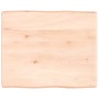 Tablero de mesa madera maciza borde natural 60x50x(2-6) cm de vidaXL, Tableros para mesas - Ref: Foro24-363868, Precio: 59,14...