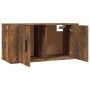 Mueble para TV de pared roble ahumado 80x34,5x40 cm en Muebles TV | Comprar online en Foru.es
