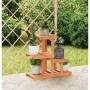 Soporte para flores madera maciza de abeto 58x25x51 cm de vidaXL, Soportes para macetas - Ref: Foro24-362870, Precio: 32,21 €...