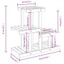 Soporte para flores madera maciza de abeto 58x25x51 cm de vidaXL, Soportes para macetas - Ref: Foro24-362870, Precio: 32,21 €...