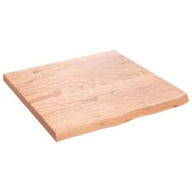 Estante pared madera roble tratada marrón claro 60x60x(2-4) cm de vidaXL, Estantes y estanterías - Ref: Foro24-363654, Precio...