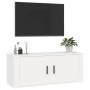 Mueble para TV de pared blanco 100x34,5x40 cm en Muebles TV | Comprar online en Foru.es