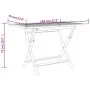 Mesa de jardín plegable madera maciza de teca 120x70x75 cm de vidaXL, Mesas de jardín - Ref: Foro24-362763, Precio: 171,34 €,...