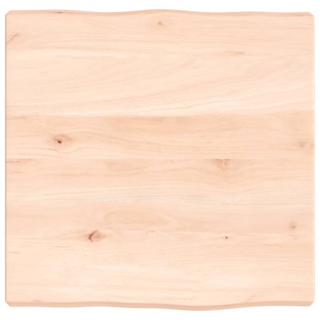 Tablero de mesa madera maciza borde natural 40x40x(2-4) cm de vidaXL, Tableros para mesas - Ref: Foro24-363861, Precio: 33,13...