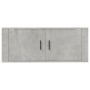 Mueble para TV de pared gris hormigón 100x34,5x40 cm en Muebles TV | Comprar online en Foru.es