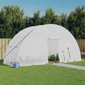 Gewächshaus mit weißer Stahlkonstruktion 12 m² 6x2x2,85 m von vidaXL, Gewächshäuser - Ref: Foro24-364091, Preis: 225,06 €, Ra...