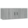Mueble para TV de pared gris Sonoma 100x34,5x40 cm en Muebles TV | Comprar online en Foru.es