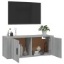 Mueble para TV de pared gris Sonoma 100x34,5x40 cm en Muebles TV | Comprar online en Foru.es