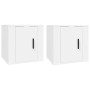 Muebles para TV de pared 2 uds blanco 40x34,5x40 cm en Muebles TV | Comprar online en Foru.es