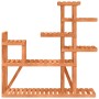 Soporte para flores de madera maciza abeto 110x25x111 cm de vidaXL, Soportes para macetas - Ref: Foro24-362868, Precio: 34,29...