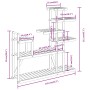 Soporte para flores de madera maciza abeto 110x25x111 cm de vidaXL, Soportes para macetas - Ref: Foro24-362868, Precio: 34,29...