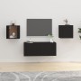 Muebles para TV de pared 2 uds negro 40x34,5x40 cm en Muebles TV | Comprar online en Foru.es