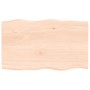 Tablero de mesa madera maciza roble borde natural 100x60x2 cm de vidaXL, Tableros para mesas - Ref: Foro24-363887, Precio: 79...