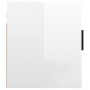 Mueble para TV de pared blanco brillante 40x34,5x40 cm en Muebles TV | Comprar online en Foru.es