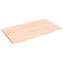 Tablero de mesa madera maciza roble borde natural 100x60x2 cm de vidaXL, Tableros para mesas - Ref: Foro24-363887, Precio: 79...