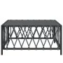 Mesa de jardín tela tejida gris antracita 70x70x34 cm de vidaXL, Sofás modulares de exterior - Ref: Foro24-364145, Precio: 54...