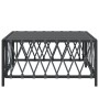 Mesa de jardín tela tejida gris antracita 70x70x34 cm de vidaXL, Sofás modulares de exterior - Ref: Foro24-364145, Precio: 60...