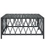 Mesa de jardín tela tejida gris antracita 70x70x34 cm de vidaXL, Sofás modulares de exterior - Ref: Foro24-364145, Precio: 60...