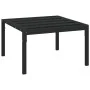 Mesa de centro de jardín acero negro 60x60x35 cm de vidaXL, Sofás modulares de exterior - Ref: Foro24-362726, Precio: 51,84 €...