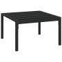 Mesa de centro de jardín acero negro 60x60x35 cm de vidaXL, Sofás modulares de exterior - Ref: Foro24-362726, Precio: 52,67 €...