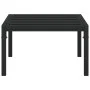 Mesa de centro de jardín acero negro 60x60x35 cm de vidaXL, Sofás modulares de exterior - Ref: Foro24-362726, Precio: 51,84 €...